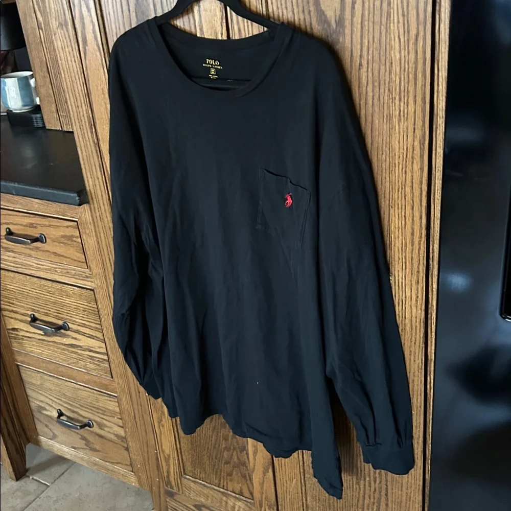 Polo Ralph‎ Lauren long sleeve pocket tee 2XL BIG